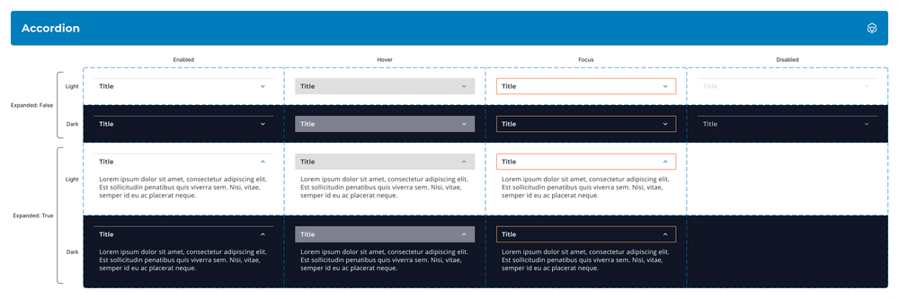 Accordion Variants Accordion Variants